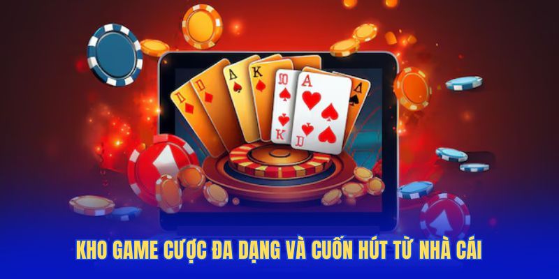 Kho game cược đa dạng và cuốn hút từ nhà cái